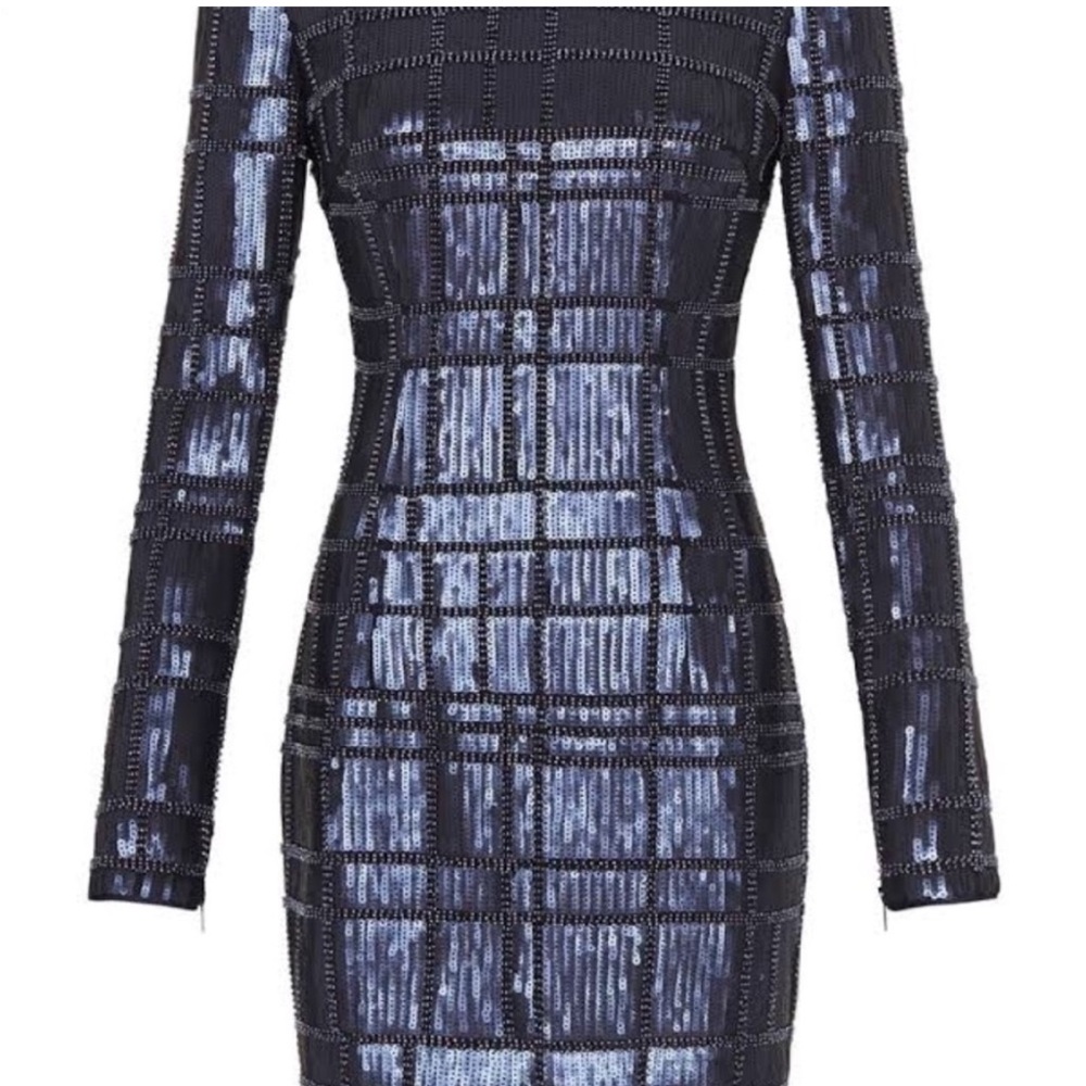 New Misha Collection Beaded Dress